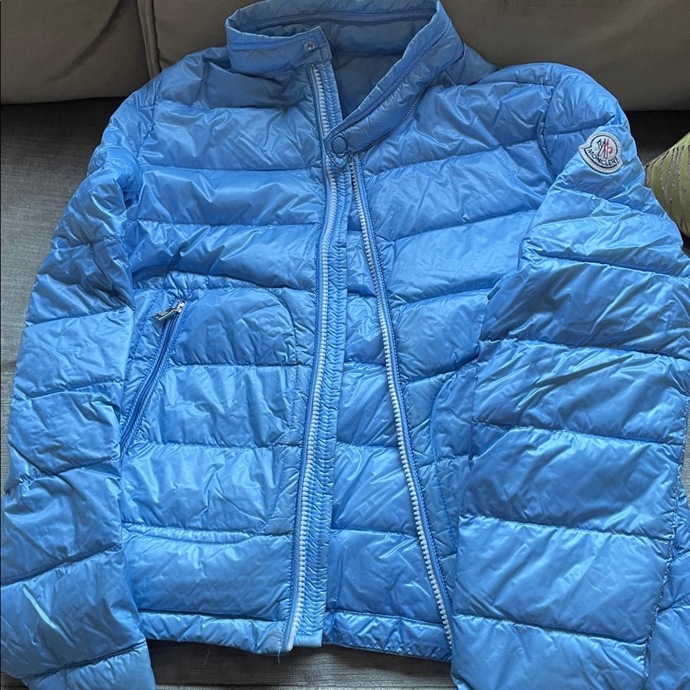 Moncler Sky Blue Quilted Jacket